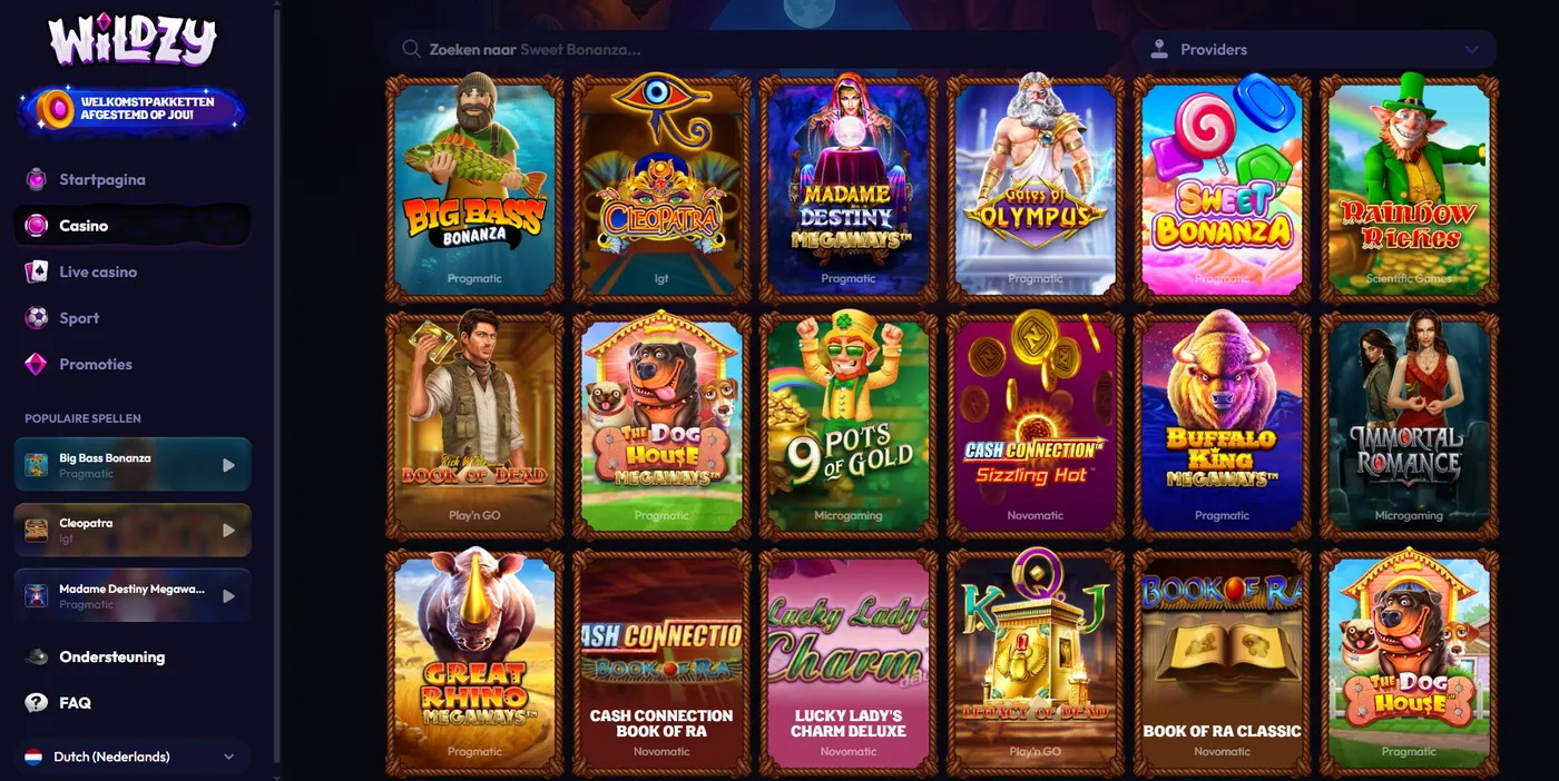 Speelmogelijkheden van casino zonder verificatie